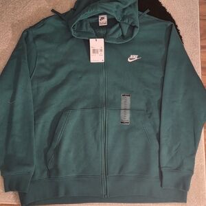 MEN'S NIKE FULL ZIP FLEECE HOODIE SZ XXL